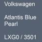 Preview: Volkswagen, Atlantis Blue Pearl, LXG0 / 3501.